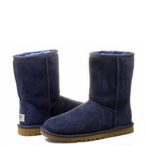 NEW UGG women's classic short ii boot in navy